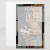 De Violin, 1916 Briefpapier (Voorkant / Achterkant)