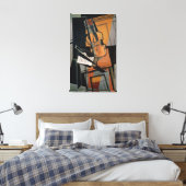 De Violin, 1916 Canvas Afdruk (Insitu (Slaapkamer))