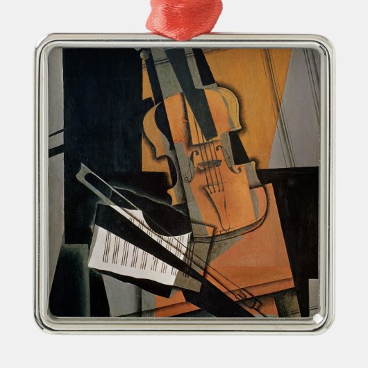 De Violin, 1916 Metalen Ornament (Voorkant)