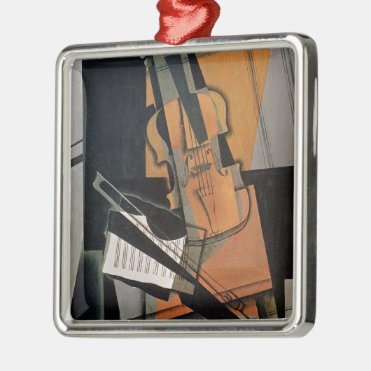 De Violin, 1916 Metalen Ornament (Links)