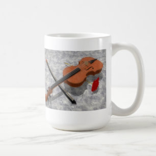De Violin en het Roos: Aangepaste koffie-Mok Koffiemok