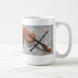 De Violin en het Roos: Aangepaste koffie-Mok Koffiemok