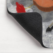De Violin en het Roos: Custom Mousepad Muismat (Hoek)
