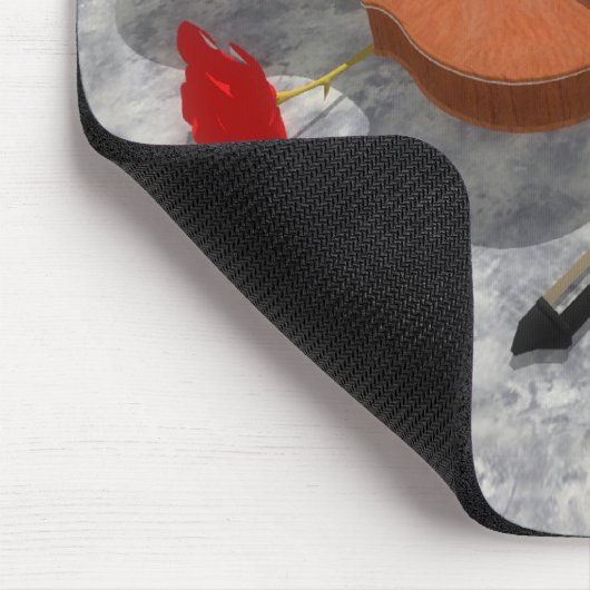 De Violin en het Roos: Custom Mousepad Muismat (Hoek)