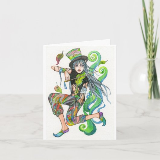 De Violin Player Kaart (Voorkant)