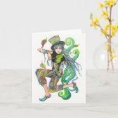 De Violin Player Kaart (Gele Bloem)