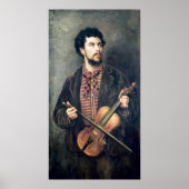 De Violin Player Poster (Voorkant)