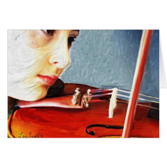 De Violin Student Card (Voorkant Horizontaal)