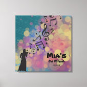 DE VIOLIST Bat Mitzvah Teken in Board Canvas Afdruk (Voorkant)