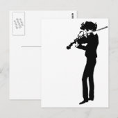 De violist briefkaart (Voorkant / Achterkant)