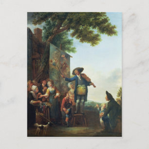 De violist briefkaart