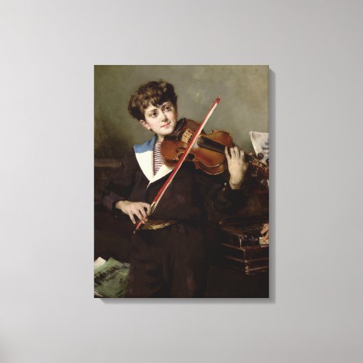 De violist canvas afdruk (Voorkant)