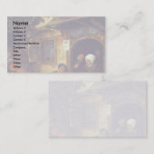 De violist. Door Adriaen Van Ostade Visitekaartje (Voorkant / Achterkant)