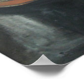 De violist (schilderen) poster (Hoek)