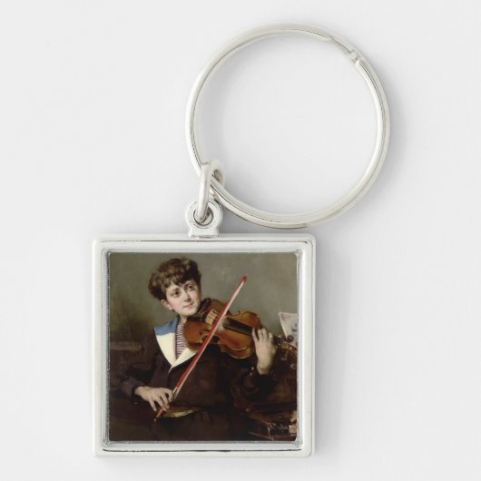 De violist sleutelhanger (Voorkant)