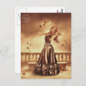 De violiste (Briefkaart) Briefkaart (Voorkant / Achterkant)