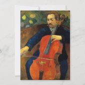 De violoncellist Schneklud | Paul Gauguin (Voorkant)