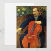 De violoncellist Schneklud | Paul Gauguin (Voorkant / Achterkant)