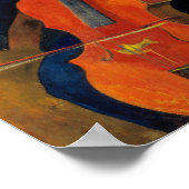 De violoncellist Schneklud | Paul Gauguin Poster (Hoek)