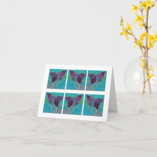 De Viooltjes… Kaart (Gele Bloem)