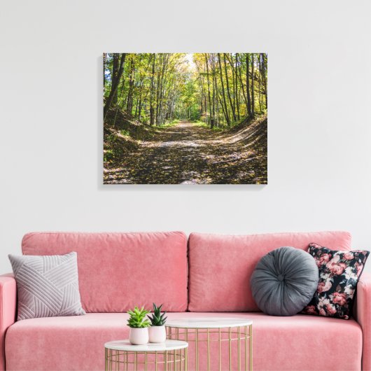 De Virginia Creeper Trail Canvas Afdruk (Insitu (Woonkamer))
