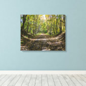 De Virginia Creeper Trail Canvas Afdruk (Insitu (Houten vloer))