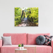 De Virginia creeper trail Canvas Afdruk (Insitu (Woonkamer))