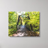 De Virginia creeper trail Canvas Afdruk (Voorkant)