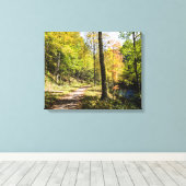 De Virginia Creeper Trail Canvas Afdruk (Insitu (Houten vloer))