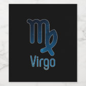 De Virgo Constellation - Galaxy Wijn Etiket (Enkel label)