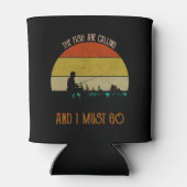 De vis belt en ik moet gaan blikjeskoeler (Achterkant)