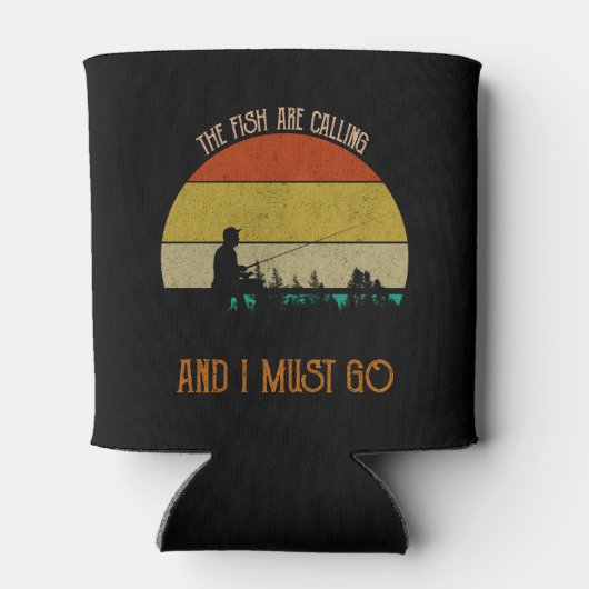 De vis belt en ik moet gaan blikjeskoeler (Achterkant)