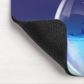 De vis Bowl op Ocean Bottom Muismat (Hoek)