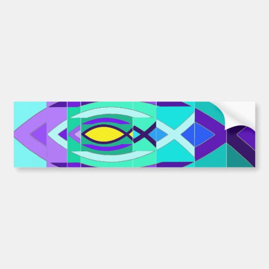 De vis. bumpersticker (Voorkant)