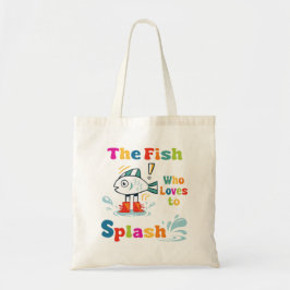 De vis die graag spettert tote bag