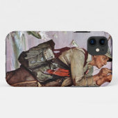 De vis pompt. Case-Mate iPhone case (Achterkant (horizontaal))