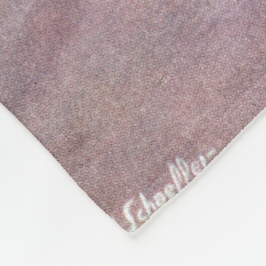 De vis pompt. fleece deken (Hoek)