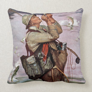 De vis pompt. kussen