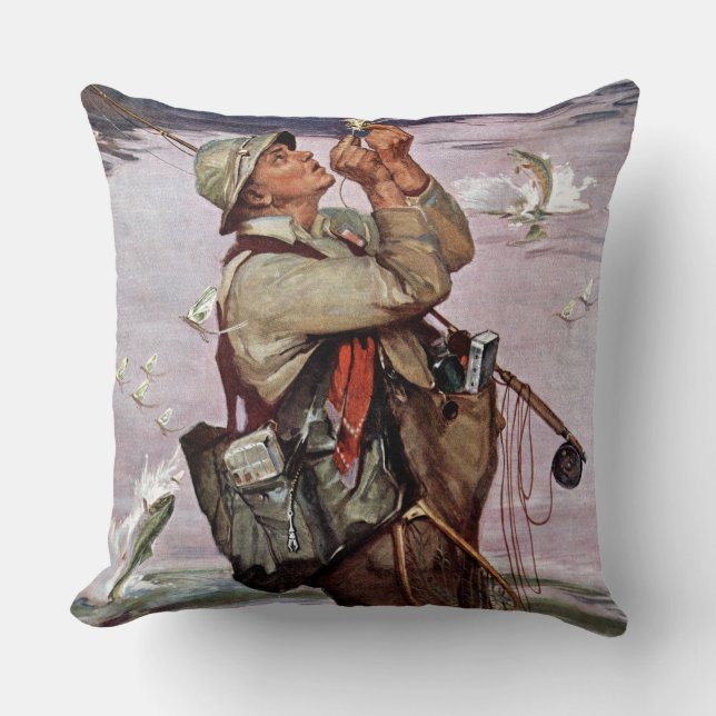 De vis pompt. kussen (Voorkant)