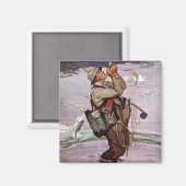 De vis pompt. magneet (Voorkant / Achterkant)