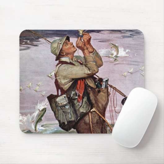 De vis pompt. muismat (Met muis)