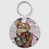 De vis pompt. sleutelhanger (Voorkant)