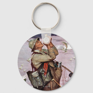 De vis pompt. sleutelhanger