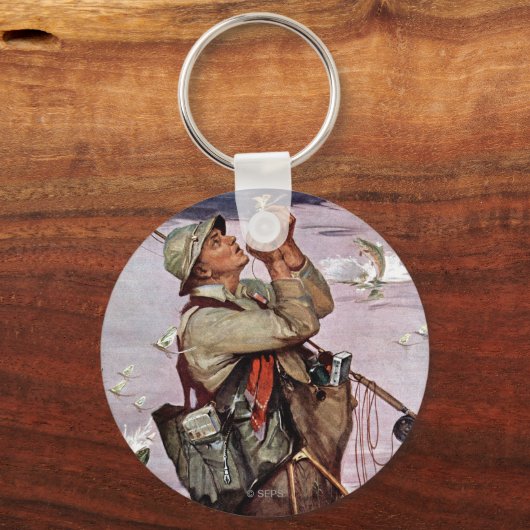 De vis pompt. sleutelhanger (Voorkant)