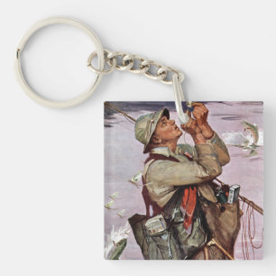 De vis pompt. sleutelhanger