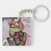 De vis pompt. sleutelhanger (Achterkant)