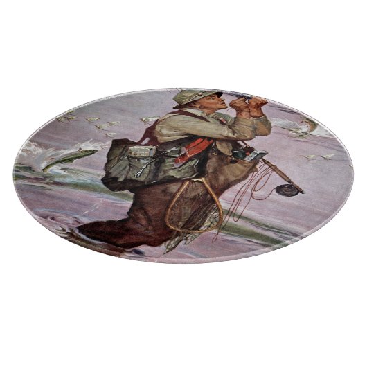 De vis pompt. snijplank (Hoek)