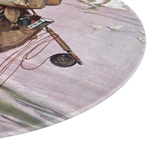 De vis pompt. snijplank (Hoek)