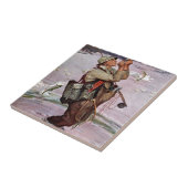 De vis pompt. tegeltje (Zijkant)