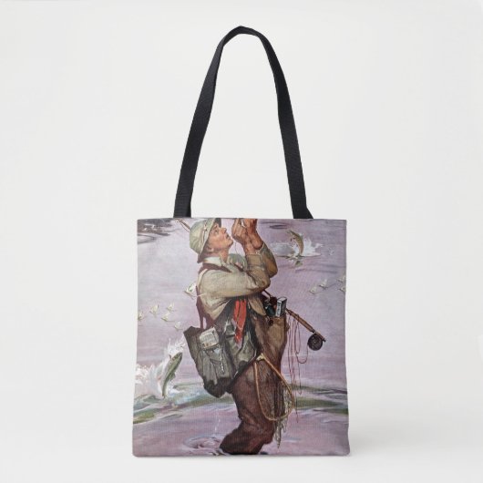 De vis pompt. tote bag (Voorkant)